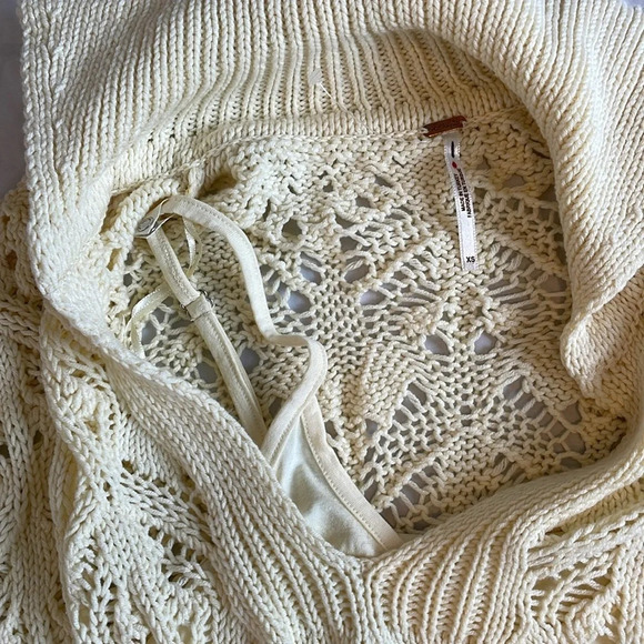 Free People Elton Crochet Mini Dress Size XS - Picture 10 of 12